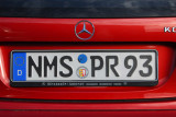 German license plate from Neumnster