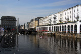 Hamburg - Kleine Alster, Alsterarkaden