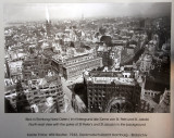 Historic photo of the destruction of Hamburg 1943 by Willi Beutler from the Nikolaikirche spire