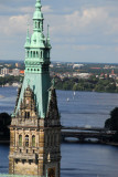 Hamburg - Rathausturm & Alster