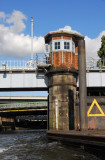 Schleuse (lock) Ellerholzbrcke, Port of Hamburg