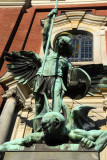 St. Michaels Victory over the Devil, Michaeliskirche, Hamburg