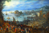 Jan Brueghel the Elder (1568-1625) Large Fishmarket - Groer Fischmarkt