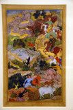 Akbar Hunting Black Buck, from the Akbarnama, ca 1590, Mughal (India)
