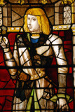 Stained glass from the Chapel of the Holy Blood, Bruges late 15th C.