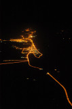 East coast of the UAE at night