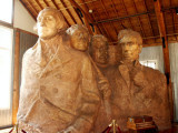 Model sculpture for Mount Rushmore