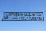 Benvenuti Nell Antica Terra Della Liberta - San Marino border