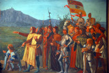 Apparition of St. Marinus to his People, San Marino parliament