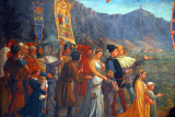 Lapparizione di San Marino al suo popolo, Emilio Retrosi 1894