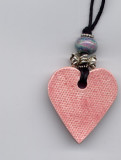 A heart necklace (back)