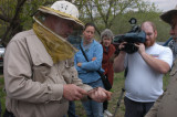 Jeff receiving a sting