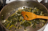 sauteed wild ramps (they do reduce!)