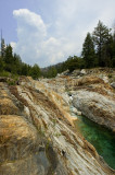 Emerald Pool inlet with cumulus