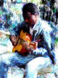 playing guitar 8x10