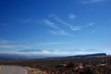 Jets over the La Sal Mountains