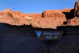 Trailhead sign