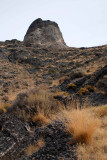 This two-tone tower (Peak 5622) loomed above as I zigzagged up the slope