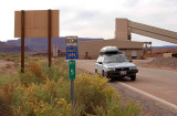 Potash Road ends and Federal Route 1694 begins