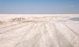 What drivers see when they go onto the salt flats
