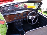 Triumph TR6 Walnut Dashboard.