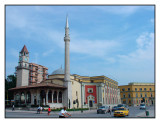 Skanderbeg Square with Ethem Bey Mosque, Tirana