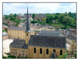 View of lower town, Luxembourg