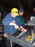 Chad & Chris At The Cleaning Station