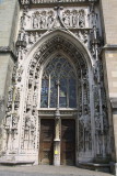 Lausanne; Catedrale Notre-Dame; entrance