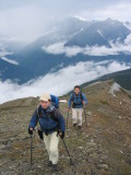 going up Sentry Mountain (taken by Steve Ogle)