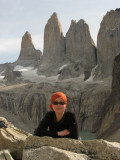 Torres del Paine at midday