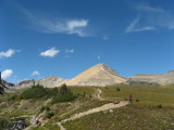 Andrew in a meadow leading to Cirque Peak