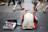 Santa on the street