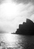 Opera House in fog - crop