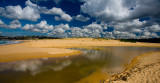 North Curl Curl beach with clouds