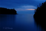 38 - Split Rock Lighthouse: Early Dawns Blue Satin