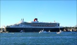 Queen Mary 2 docked.