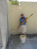 Nancy still painting