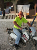 Scotty and the Harley  (well, it was a motorbike maybe not a Harley)