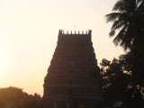 RAJAGOPURAM VIEW AT THE SUNSET