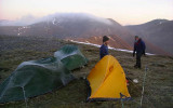 Dec 06 Winter Solstice camp on Beinn a' Ghlo Scotland