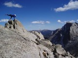 wind rivers from pingora peak summit