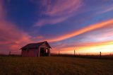 Sunrise with Barn