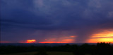 Backlit Rain Shafts