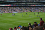 Dublin team arrive on pitch