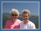 Deb & Mom at the Harbour