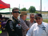 Nicholas Formosa, James Hylton, Joe Mattioli, & Junie Donlavey of Nascar Hall of Fame,