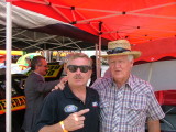 Tony Formosa Jr and Nascar Hall of Fame Driver, James Hylton.