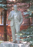 Lenin standing on the Territory of a Vitamin Factory in Schelkovo