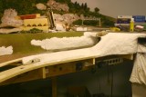 Sculptamold rocks in place